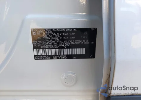 2015 Toyota Rav4 Le z USA, uszkodzony, nr VIN 2T3BFREV9FW313357